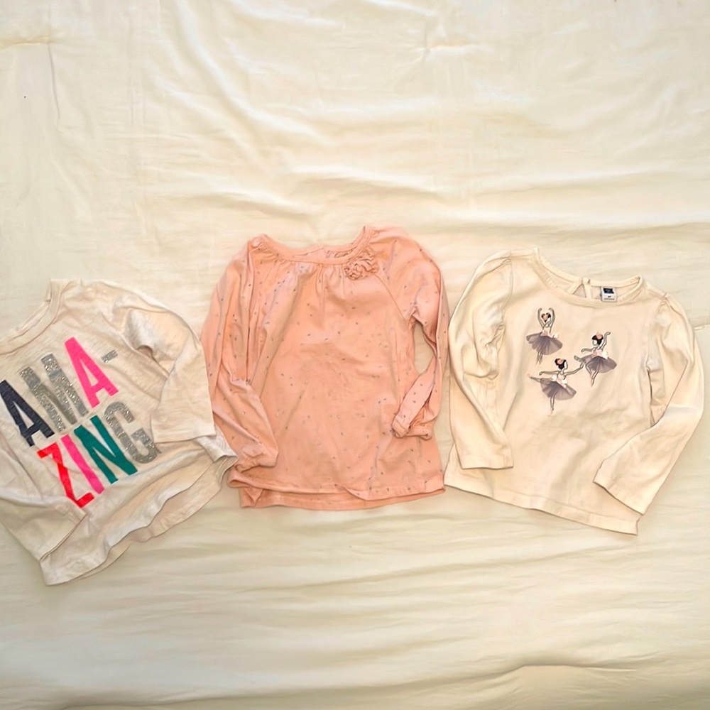 Bundle of 3 long sleeve 2T shirts